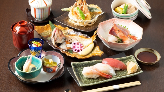 【ベストレート／1泊2食付  】夕食はのどぐろ、にぎり寿司コースをご用意！